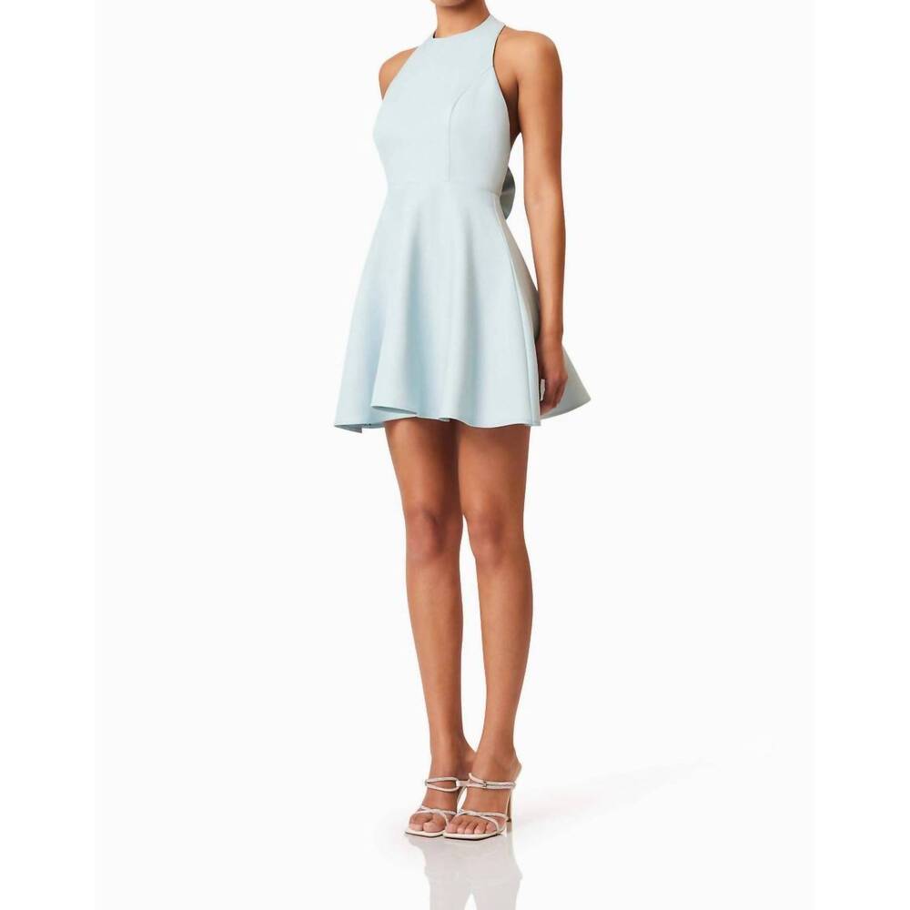 NEW ELLIATT geranium mini dress in seafoam - Picture 3 of 5
